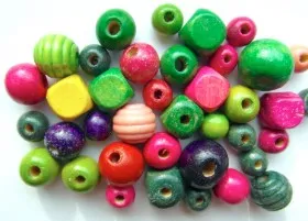 colorful beads