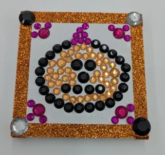 sequin pumpkin