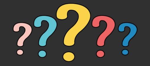 question marks