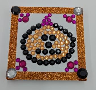 sequin pumpkin